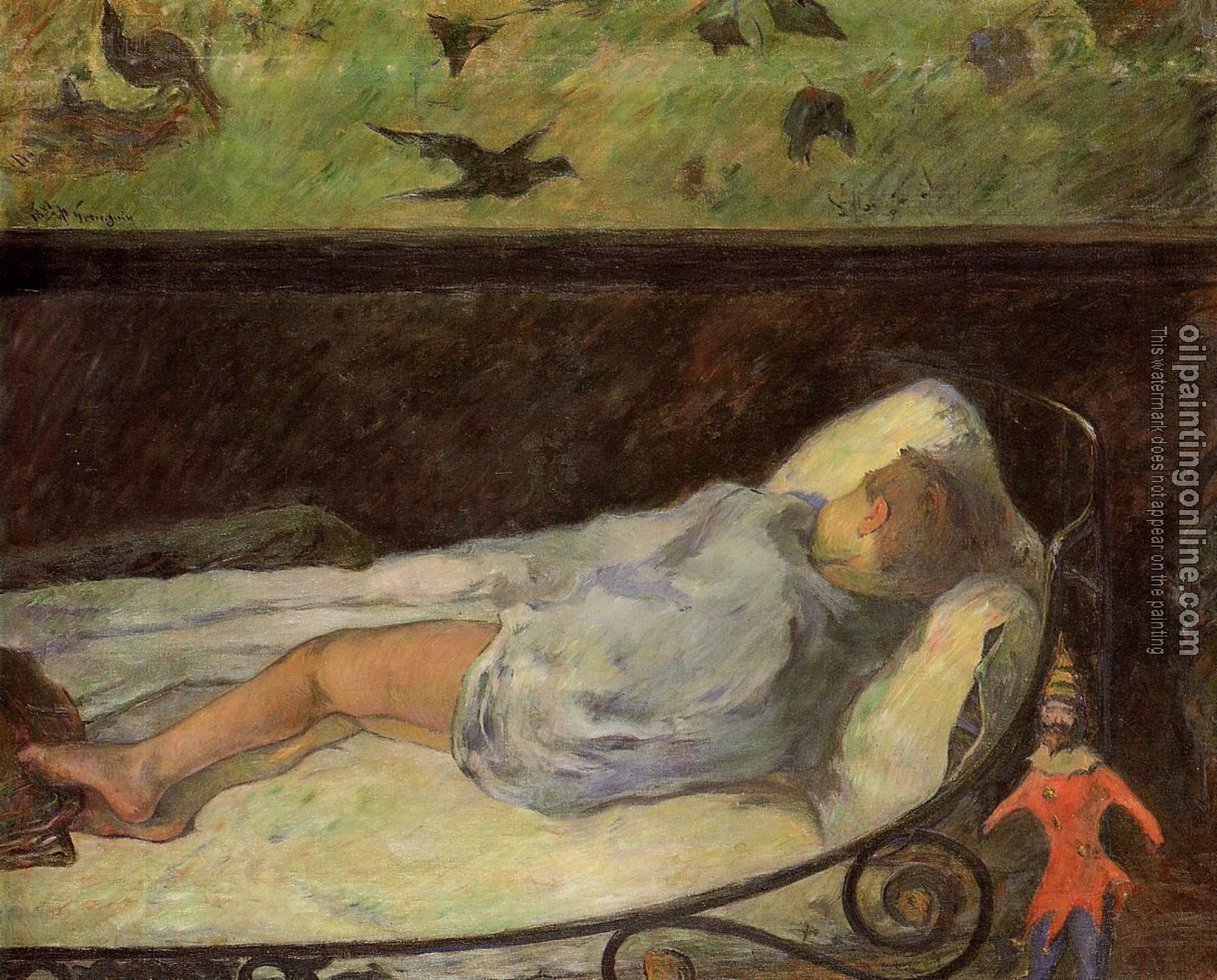 Gauguin, Paul - Young Girl Dreaming